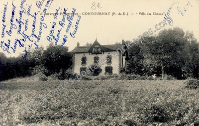 Carte postale ancienne Contournat — Saint-Julien-de-Coppel (Puy-de-Dôme)