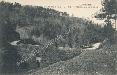 Carte postale ancienne St Just de Baffie — Saint-Just (Puy-de-Dôme)