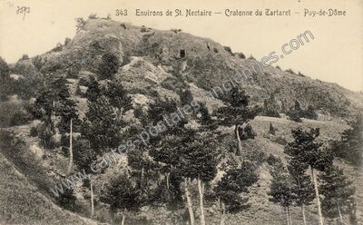 Carte postale ancienne Cratonne du Cartaret — Saint-Nectaire (Puy-de-Dôme)