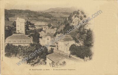 Carte postale ancienne St Nectaire le Bas — Saint-Nectaire (Puy-de-Dôme)