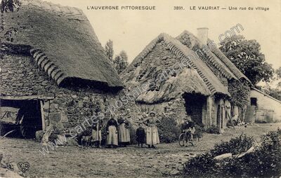 Carte postale ancienne Le Vauriat — Saint-Ours (Puy-de-Dôme)