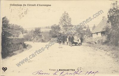 Carte postale ancienne Massagettes — Saint-Pierre-Roche (Puy-de-Dôme)