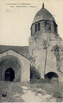 Carte postale ancienne Ronzieres — Tourzel-Ronzières (Puy-de-Dôme)
