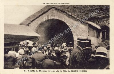 Carte postale ancienne Ronzieres — Tourzel-Ronzières (Puy-de-Dôme)