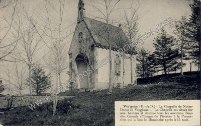 Carte postale ancienne La Chapelle de Notre-Dame de Vergheas — Vergheas (Puy-de-Dôme)