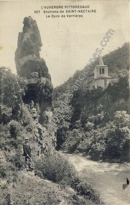 Carte postale ancienne Le Dyck de Verrières — Verrières (Puy-de-Dôme)