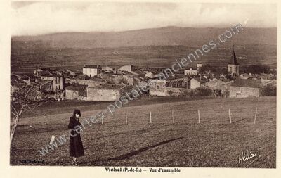Carte postale ancienne Vue d'ensemble — Vichel (Puy-de-Dôme)