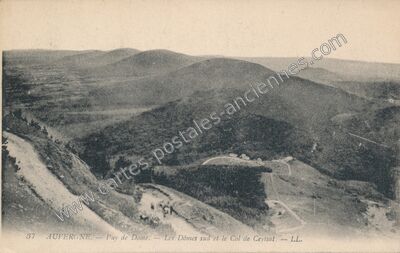 Carte postale ancienne Col de Ceyssat — Ceyssat (Puy-de-Dôme)