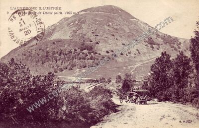 Carte postale ancienne Puy de Dome — Orcines (Puy-de-Dôme)