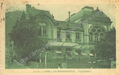 Carte postale ancienne Le Casino — La Bourboule (Puy-de-Dôme)