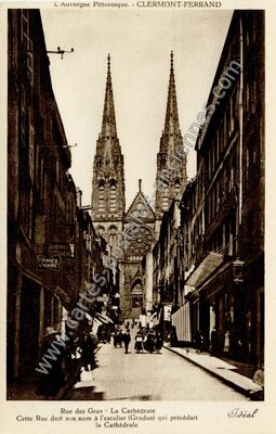 Carte postale ancienne L'Auvergne Pittoresque — Clermont-Ferrand (Puy-de-Dôme)