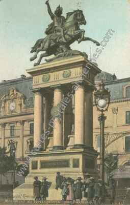 Carte postale ancienne Monument de Vercingétorix par Bartholdi — Clermont-Ferrand (Puy-de-Dôme)