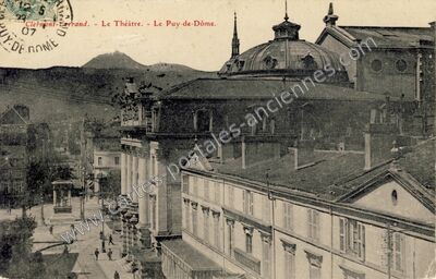 Carte postale ancienne Le Théâtre — Clermont-Ferrand (Puy-de-Dôme)