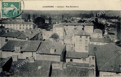 Carte postale ancienne Vue Générale — Lezoux (Puy-de-Dôme)