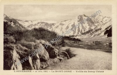 Carte postale ancienne Vallee du Sancy — Mont-Dore (Puy-de-Dôme)