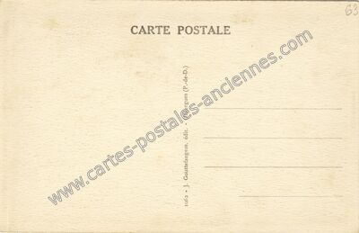 Carte postale ancienne Arriere GO — Olliergues (Puy-de-Dôme)