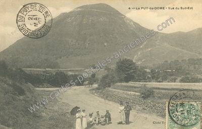 Carte postale ancienne Le Puy de Dome — Orcines (Puy-de-Dôme)