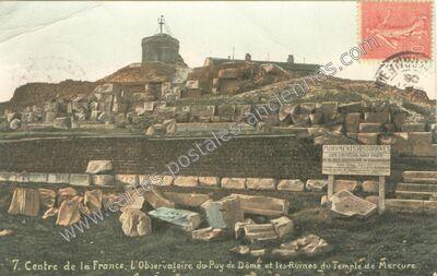 Carte postale ancienne Le Puy de Dome — Orcines (Puy-de-Dôme)