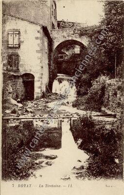 Carte postale ancienne La Tiretaine — Royat (Puy-de-Dôme)