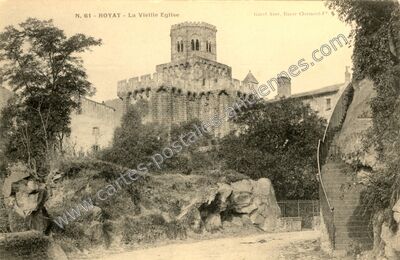 Carte postale ancienne La Vieille Eglise — Royat (Puy-de-Dôme)