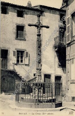 Carte postale ancienne La Croix (XV• siècle) — Royat (Puy-de-Dôme)