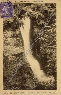 Carte postale ancienne Le Plat a Barbe — La Bourboule (Puy-de-Dôme)