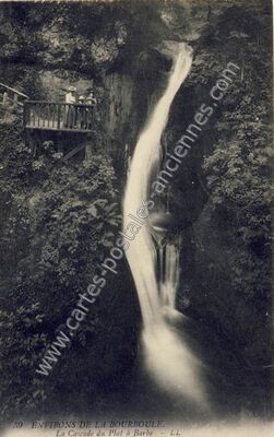 Carte postale ancienne Le Plat a Barbe — La Bourboule (Puy-de-Dôme)