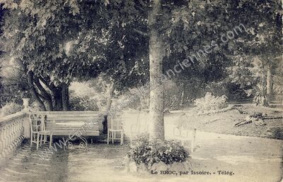 Carte postale ancienne Par Issoire — Le Broc (Puy-de-Dôme)