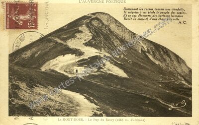 Carte postale ancienne Le Mont Dore — Mont-Dore (Puy-de-Dôme)