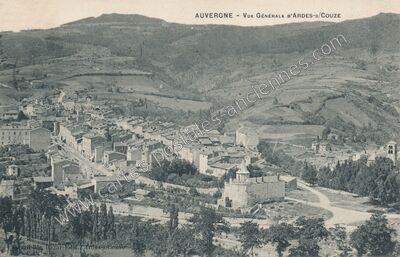 Carte postale ancienne Ardes sur Couze — Ardes (Puy-de-Dôme)