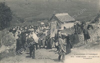 Carte postale ancienne Vassiviere — Besse-et-Saint-Anastaise (Puy-de-Dôme)