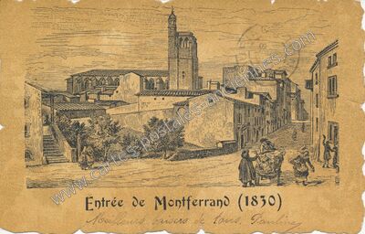 Carte postale ancienne Montferrand — Clermont-Ferrand (Puy-de-Dôme)