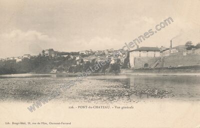 Carte postale ancienne Vue générale — Pont-du-Château (Puy-de-Dôme)