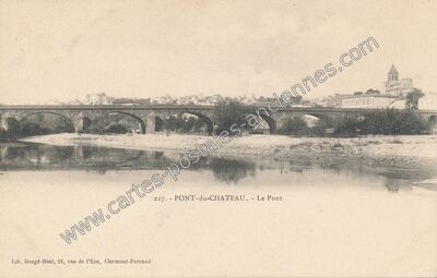 Carte postale ancienne Le Pont — Pont-du-Château (Puy-de-Dôme)