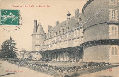 Carte postale ancienne Chateau de Randan — Randan (Puy-de-Dôme)