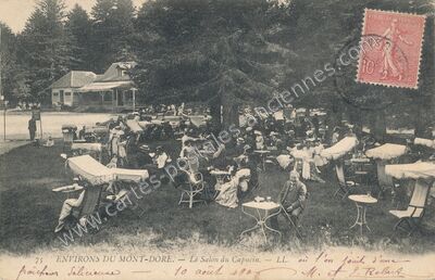 Carte postale ancienne Le Capucin — Mont-Dore (Puy-de-Dôme)