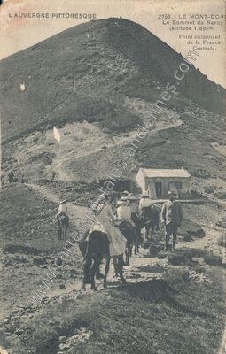 Carte postale ancienne Le Mont Dore — Mont-Dore (Puy-de-Dôme)
