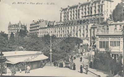 Carte postale ancienne Place Allard — Royat (Puy-de-Dôme)
