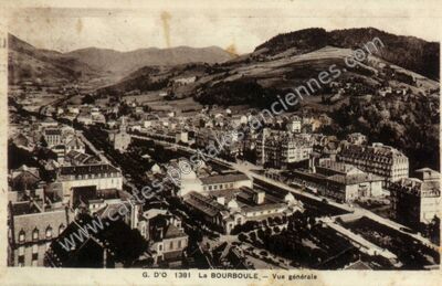 Carte postale ancienne Vue générale — La Bourboule (Puy-de-Dôme)