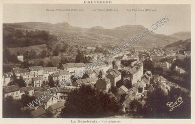 Carte postale ancienne La Bourboule — La Bourboule (Puy-de-Dôme)