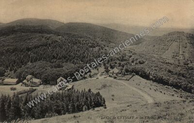 Carte postale ancienne Col de Ceyssat — Ceyssat (Puy-de-Dôme)