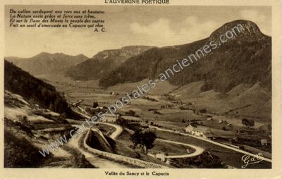 Carte postale ancienne Vallee du Sancy — Chastreix (Puy-de-Dôme)