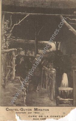 Carte postale ancienne Miraton, Cure de la Constipation — Chatelguyon (Puy-de-Dôme)