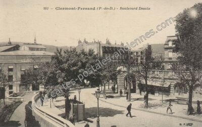 Carte postale ancienne Boulevard Desaix — Clermont-Ferrand (Puy-de-Dôme)