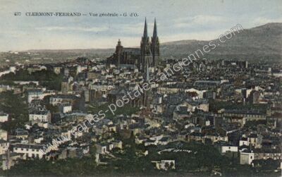 Carte postale ancienne Vue générale — Clermont-Ferrand (Puy-de-Dôme)