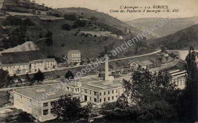 Carte postale ancienne Giroux — Escoutoux (Puy-de-Dôme)
