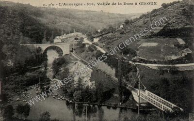 Carte postale ancienne Giroux — Escoutoux (Puy-de-Dôme)