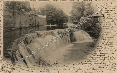 Carte postale ancienne La Couze - Cascade — Issoire (Puy-de-Dôme)