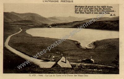 Carte postale ancienne Lac de Guery — Mont-Dore (Puy-de-Dôme)