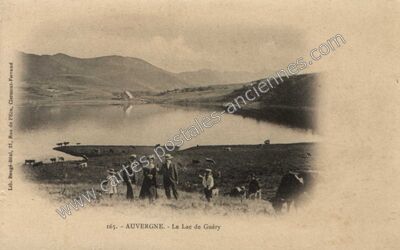 Carte postale ancienne Lac de Guery — Mont-Dore (Puy-de-Dôme)